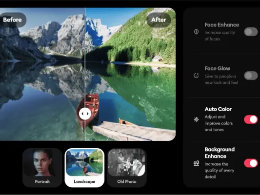 Remini AI Smart Photo Enhancement